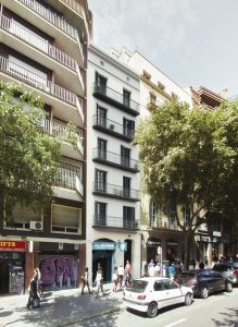 Render 3D de la fachada